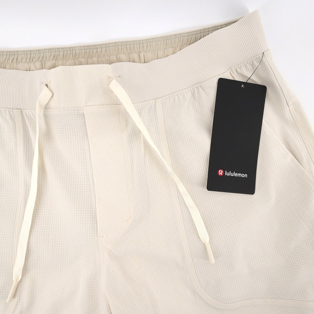 NEW Lululemon ABC WovenAir Regular Jogger Light Ivory Mens Large $138